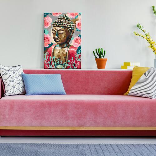 Mal selv billede - Buddha in Red 40 x 60 cm