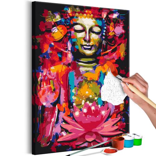 Mal selv billede - Feng Shui Buddha 40 x 60 cm