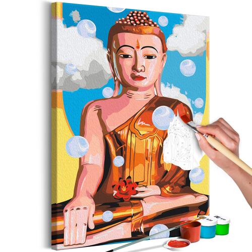 Mal selv billede - Levitating Buddha 40 x 60 cm