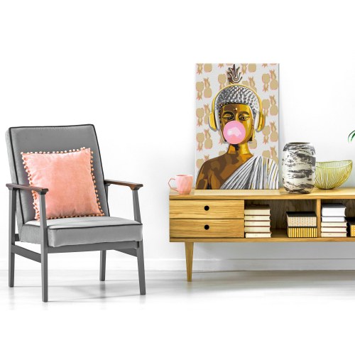 Mal selv billede - Buddha and Pineapples 40 x 60 cm