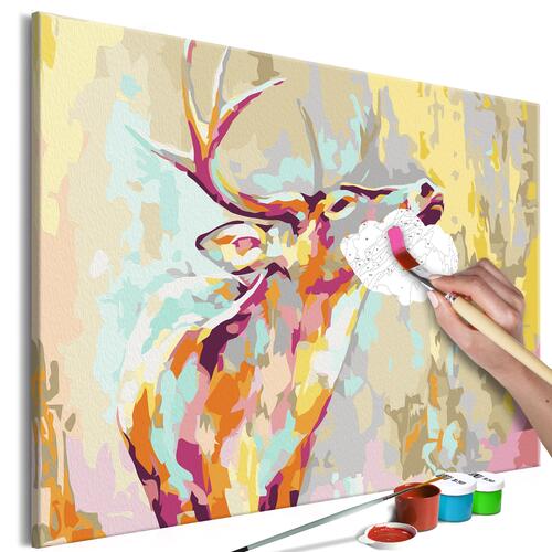 Mal selv billede - Proud Deer 60 x 40 cm