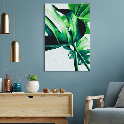 Mal selv billede - Monstera Adansonii 40 x 60 cm