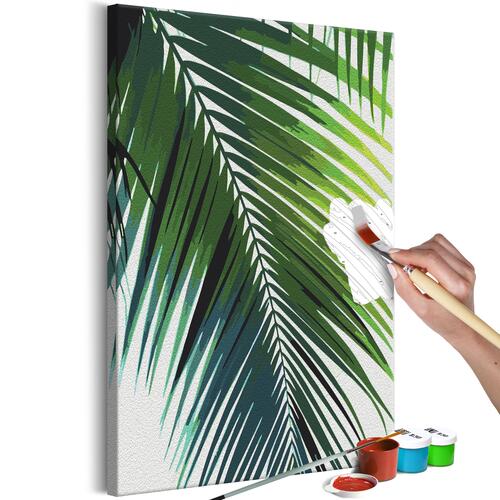 Mal selv billede - Green Plume 40 x 60 cm