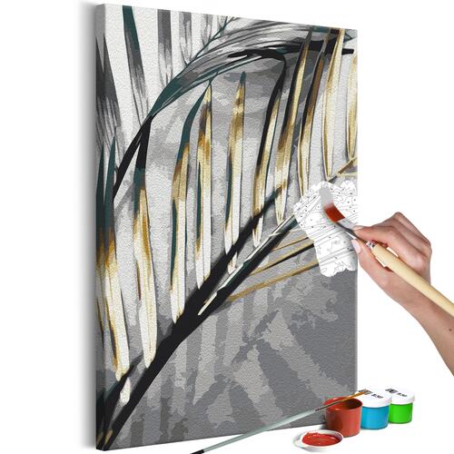 Mal selv billede - Golden Palm Tree 40 x 60 cm