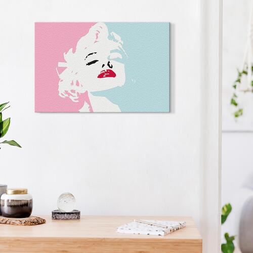Mal selv billede - Marilyn in Pink 60 x 40 cm