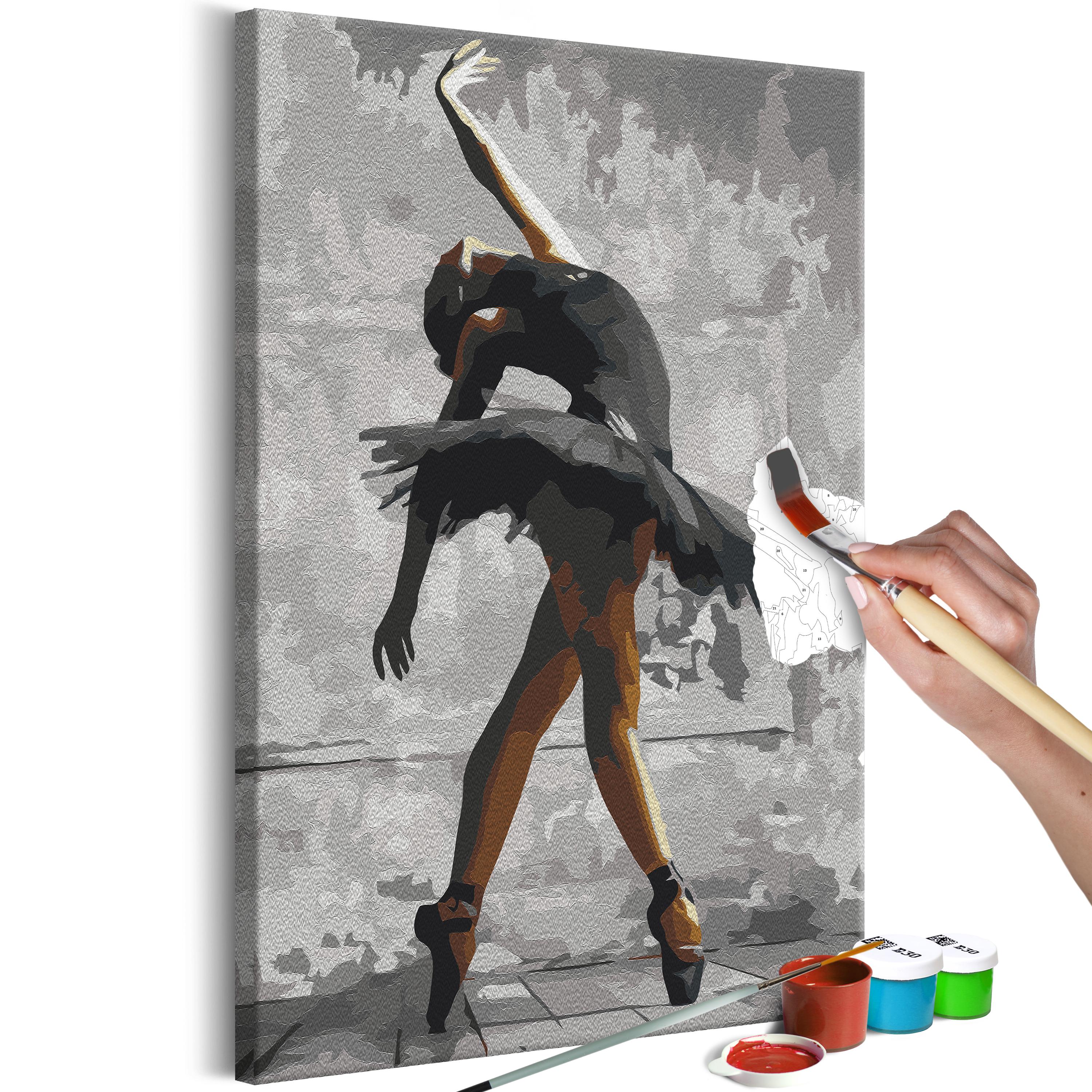 Mal selv billede - Ballerina Pose 40 x 60 cm