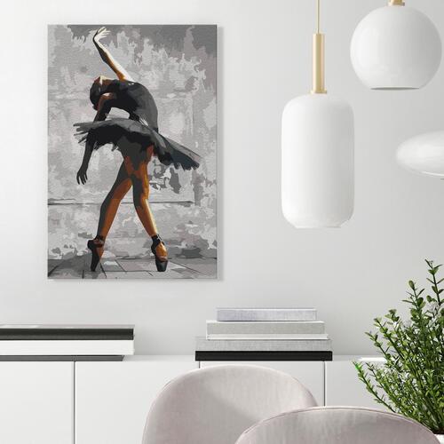 Mal selv billede - Ballerina Pose 40 x 60 cm