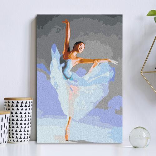 Mal selv billede - Dancing in the Blue 40 x 60 cm