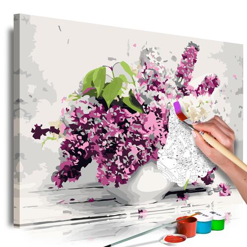Mal selv billede - Vase and Flowers 60 x 40 cm
