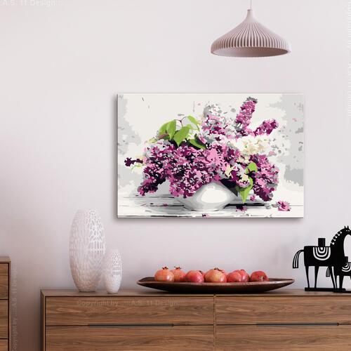Mal selv billede - Vase and Flowers 60 x 40 cm