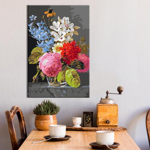 Mal selv billede - Bouquet in a Glass 40 x 60 cm