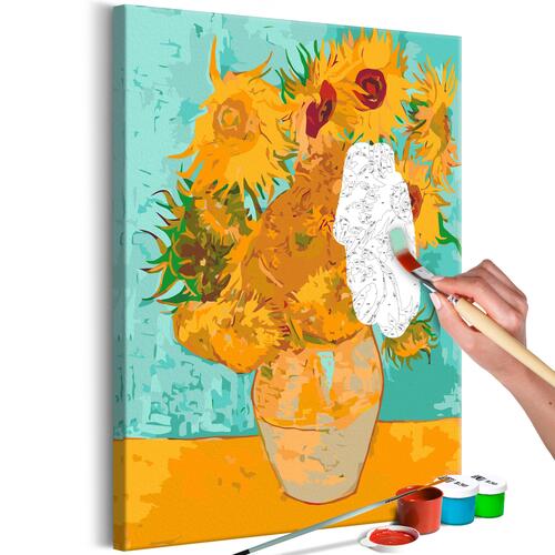 Mal selv billede - Van Gogh's Sunflowers 40 x 60 cm