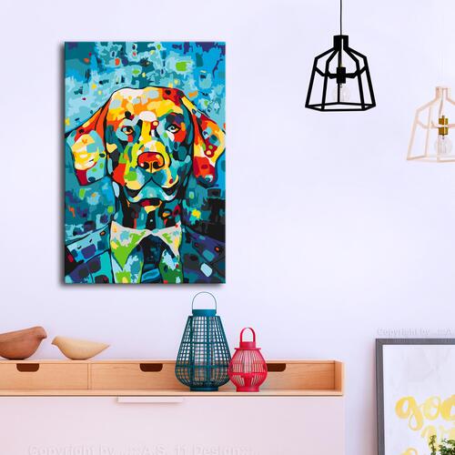 Mal selv billede - Dog Portrait 40 x 60 cm