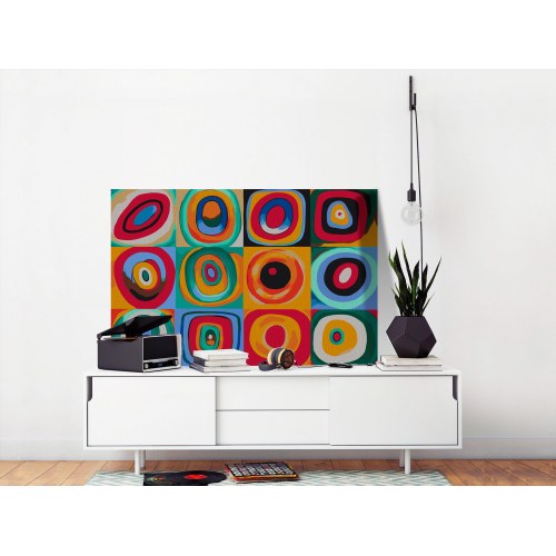 Mal selv billede - Colourful Rings 60 x 40 cm