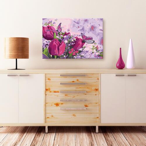 Mal selv billede - Tulips (Meadow) 60 x 40 cm