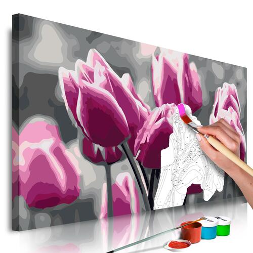Mal selv billede - Tulip Field 60 x 40 cm