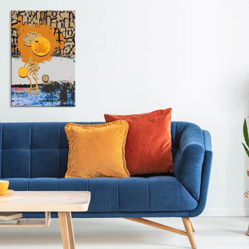 Mal selv billede - Caramel Flower 40 x 60 cm