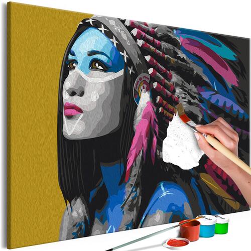 Mal selv billede - Beautiful Fire Keeper 60 x 40 cm