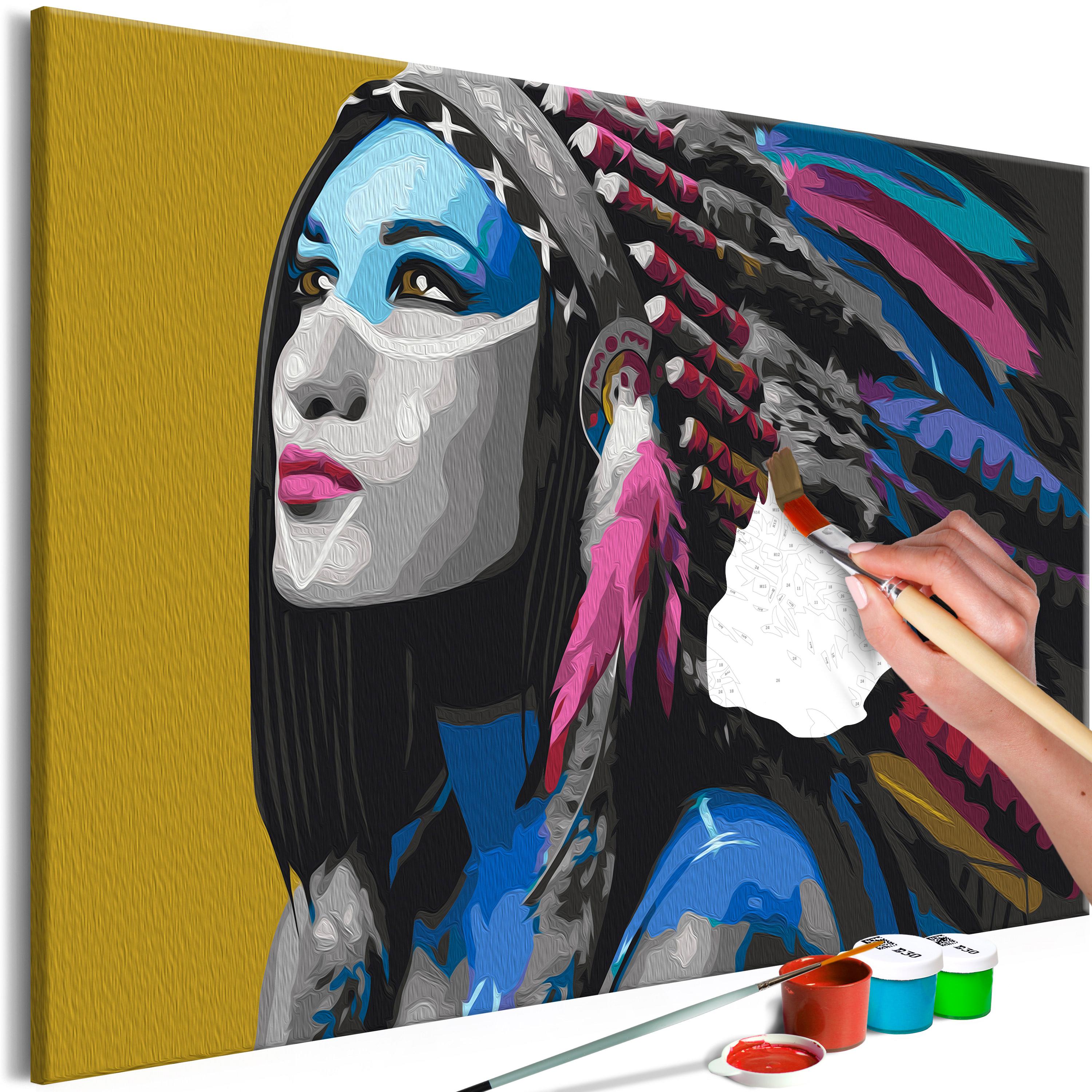 Mal selv billede - Beautiful Fire Keeper 60 x 40 cm