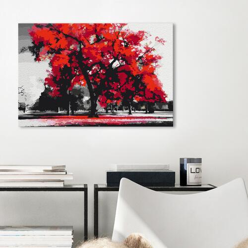Mal selv billede - Expressive Tree 60 x 40 cm