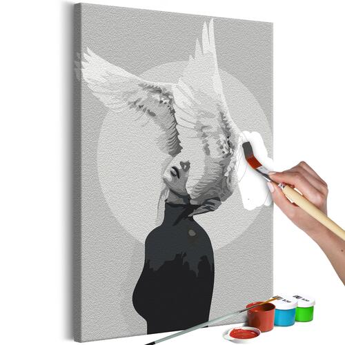 Mal selv billede - Woman With Wings 40 x 60 cm