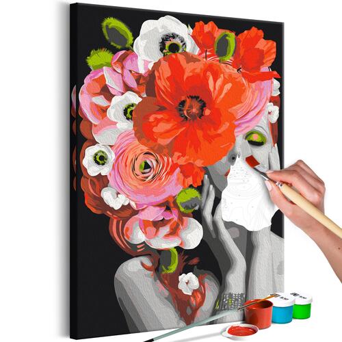 Mal selv billede - Redhead Lady 40 x 60 cm