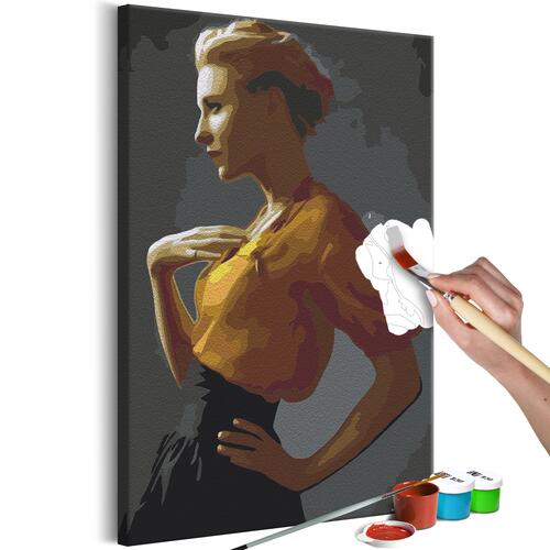 Mal selv billede - Yellow Blouse 40 x 60 cm