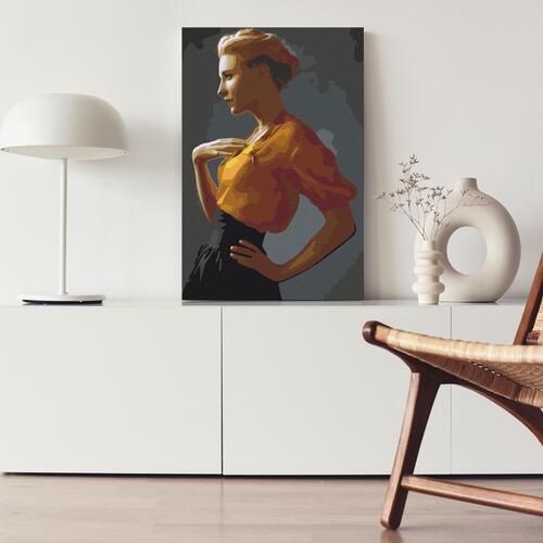 Mal selv billede - Yellow Blouse 40 x 60 cm