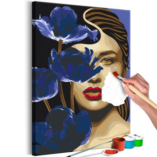 Mal selv billede - Elegant Blue 40 x 60 cm