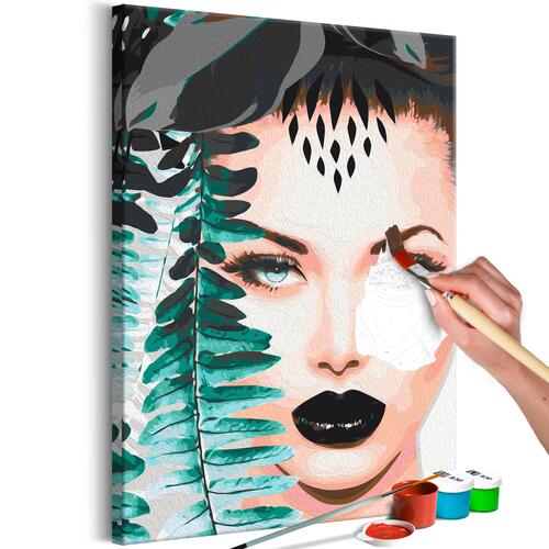 Mal selv billede - Black Lips 40 x 60 cm