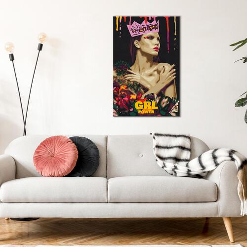 Mal selv billede - GRL Power 40 x 60 cm