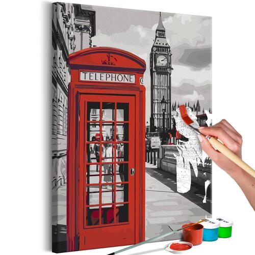 Mal selv billede - Telephone Booth 40 x 60 cm