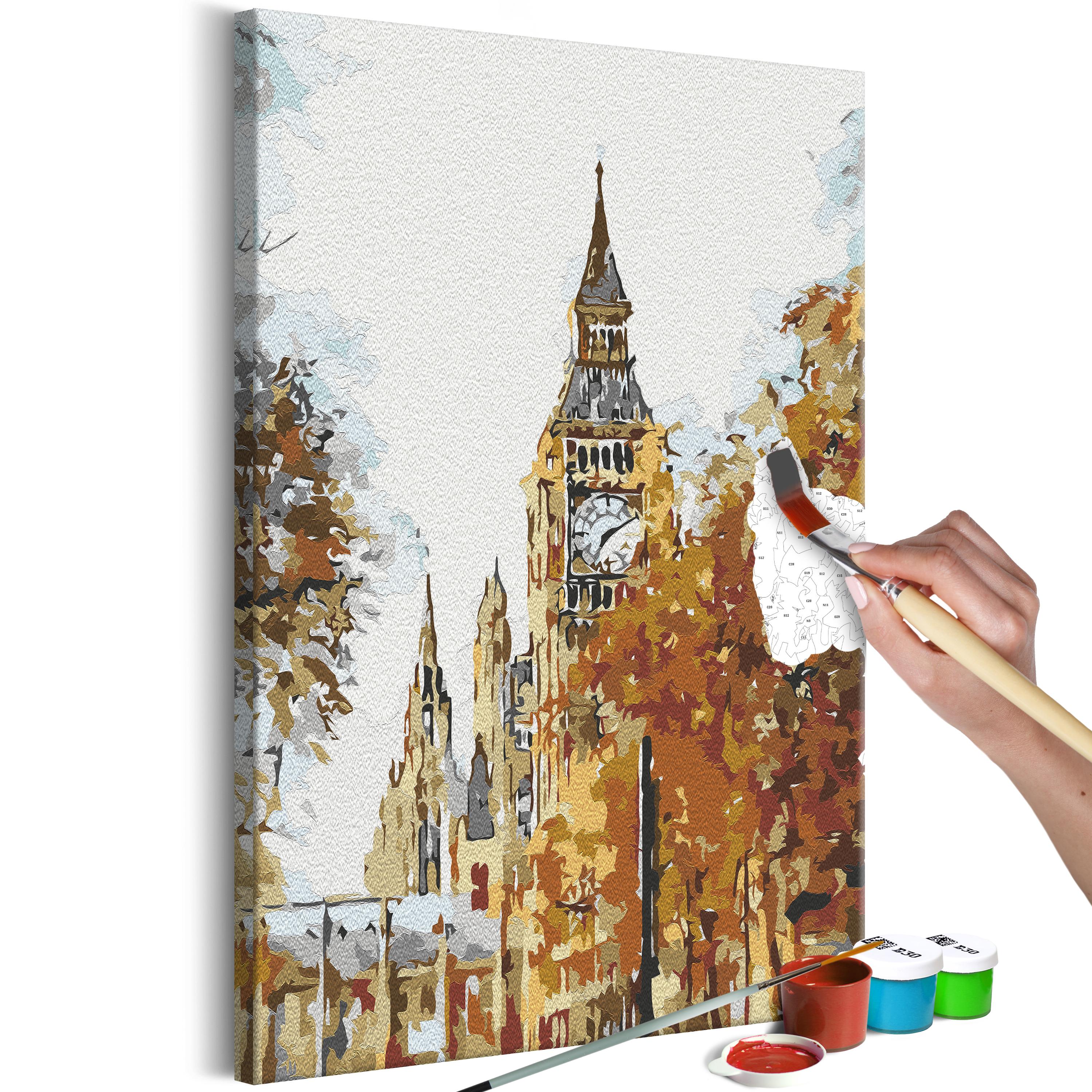 Mal selv billede - Autumn in London 40 x 60 cm