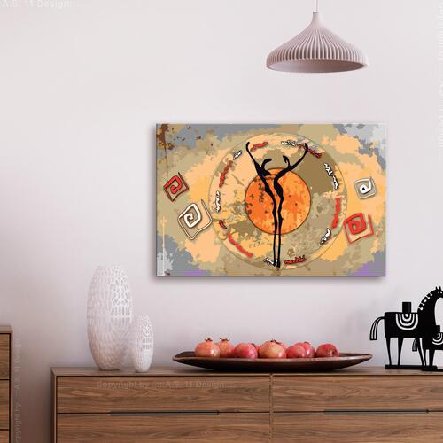 Mal selv billede - African Dance 60 x 40 cm