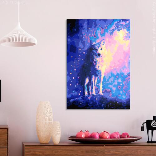 Mal selv billede - Wolf 40 x 60 cm