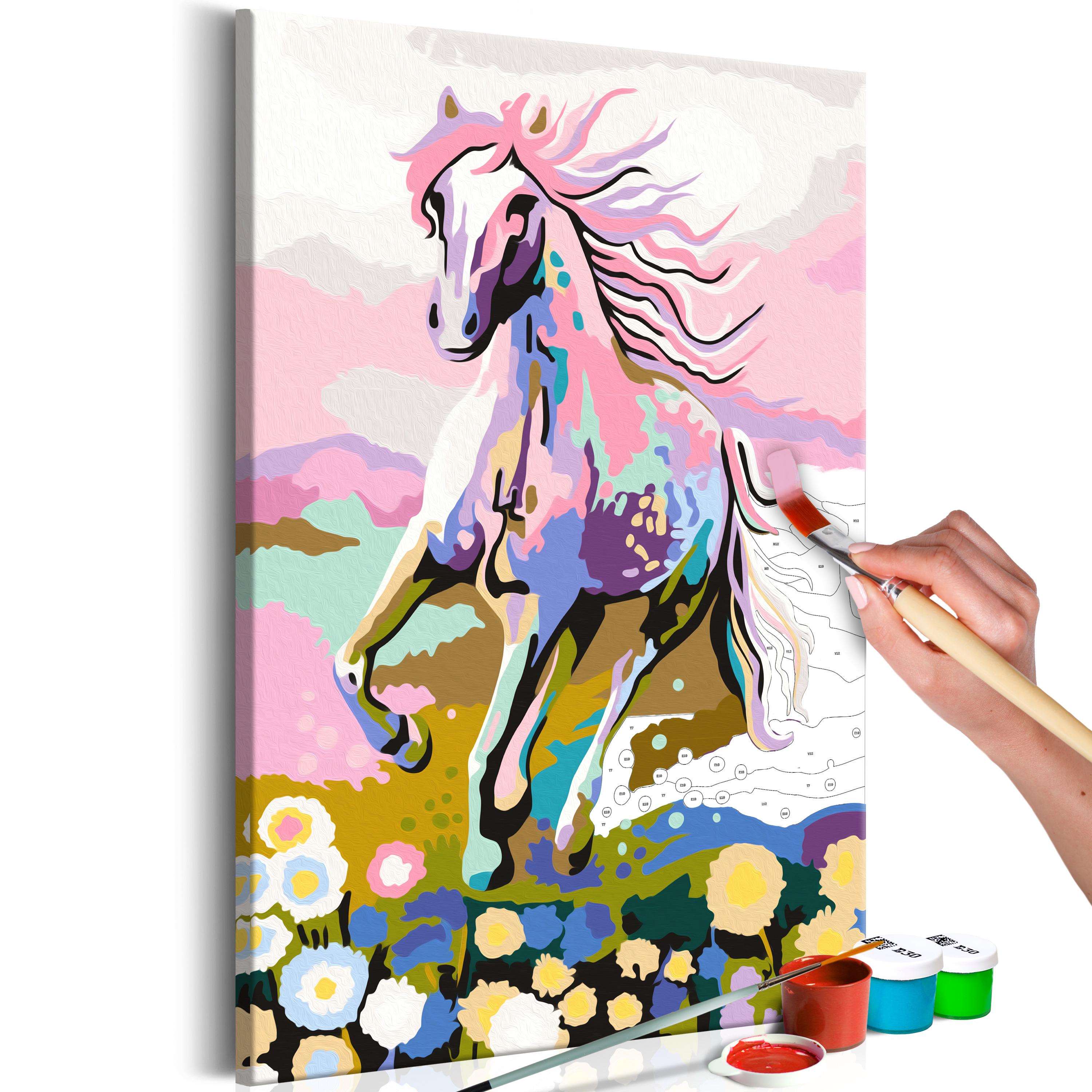 Mal selv billede - Fairytale Horse 40 x 60 cm