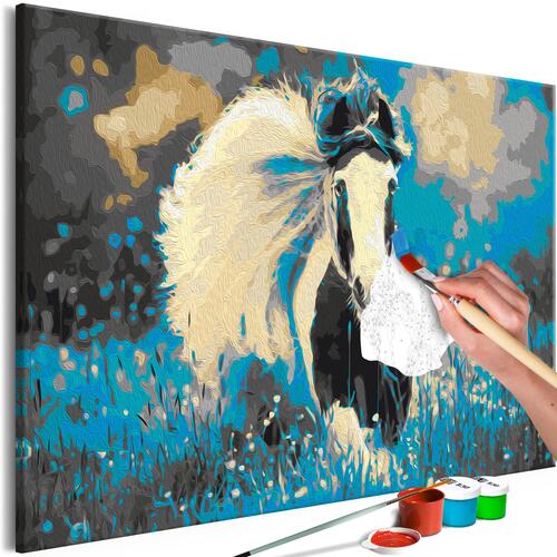 Mal selv billede - Running Horses 60 x 40 cm