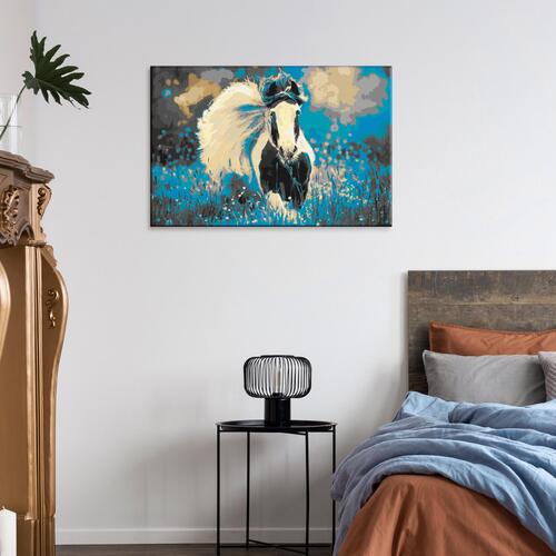 Mal selv billede - Running Horses 60 x 40 cm
