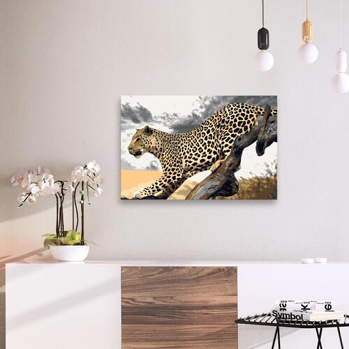 Mal selv billede - Cheetah 60 x 40 cm