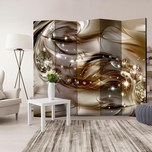 Skærmvæg - Chocolate Tide II 225 x 172 cm