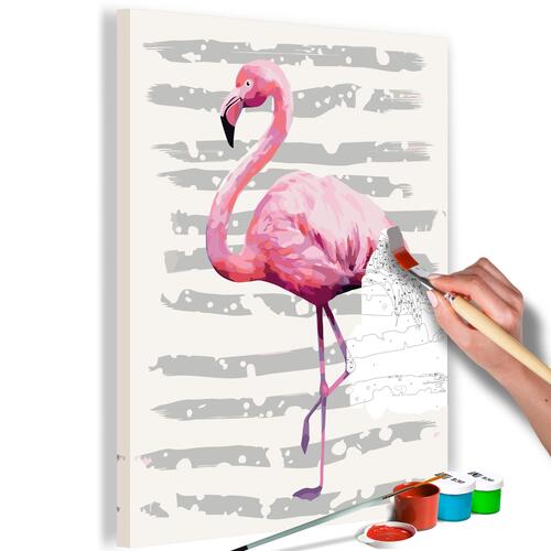 Mal selv billede - Beautiful Flamingo 40 x 60 cm