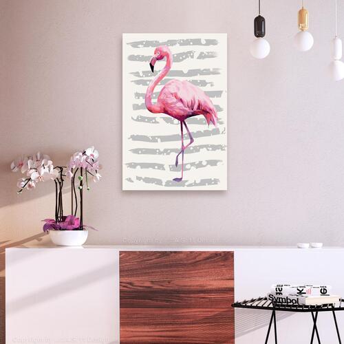 Mal selv billede - Beautiful Flamingo 40 x 60 cm