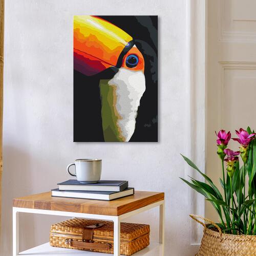 Mal selv billede - Toucan 40 x 60 cm
