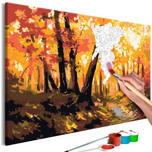 Mal selv billede - Forest Track 60 x 40 cm