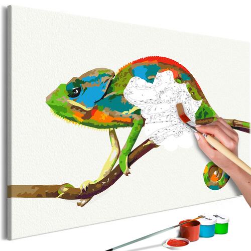 Mal selv billede - Chameleon 60 x 40 cm