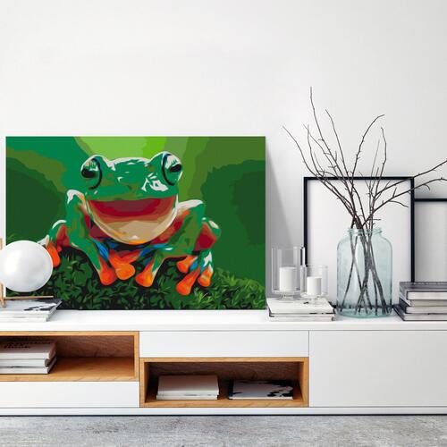 Mal selv billede - Laughing Frog 60 x 40 cm
