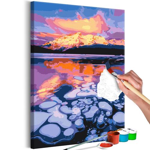 Mal selv billede - Lake Minnewanka 40 x 60 cm