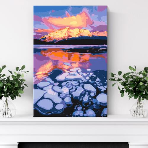 Mal selv billede - Lake Minnewanka 40 x 60 cm