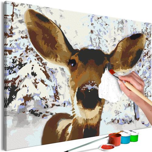 Mal selv billede - Friendly Deer 60 x 40 cm