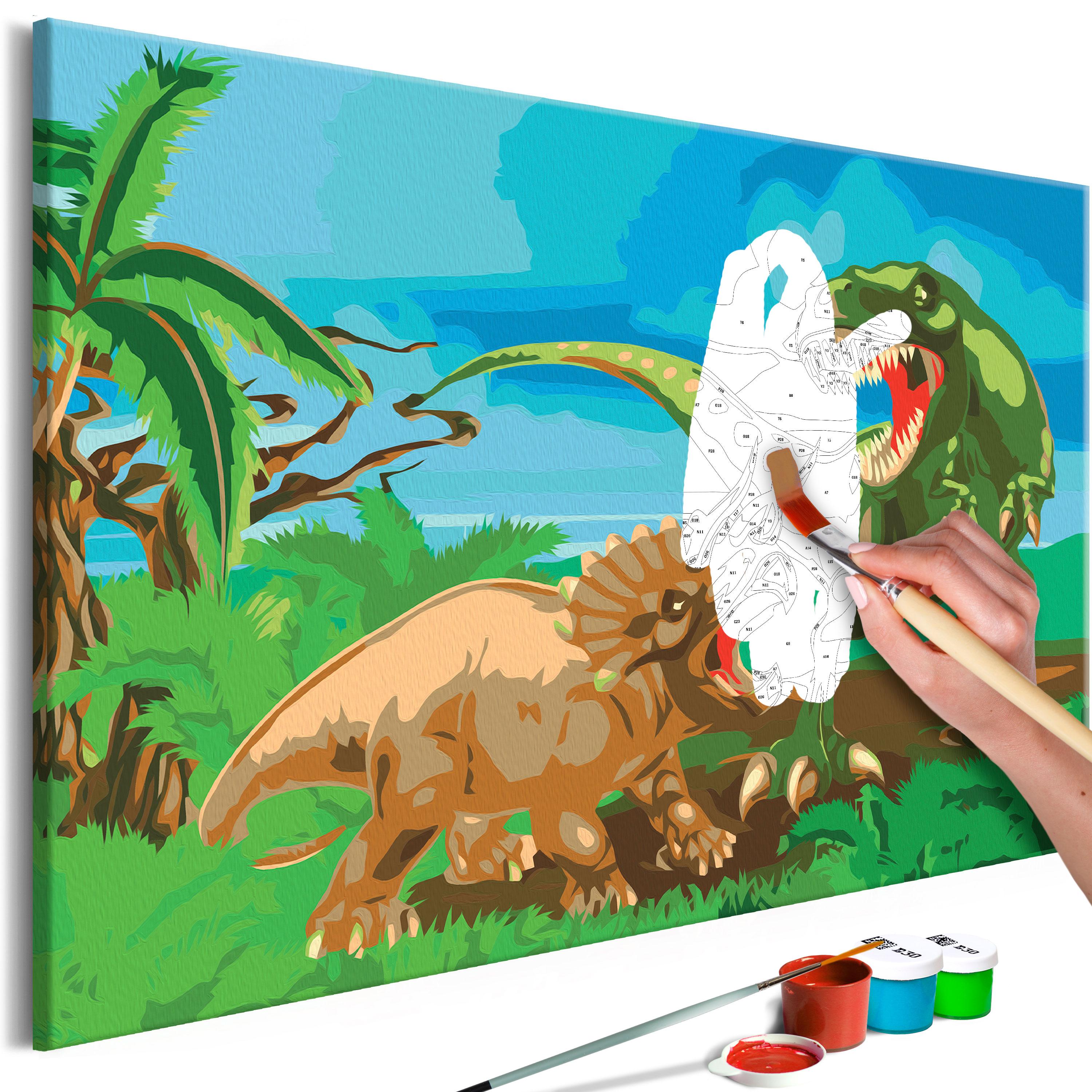 Mal selv billede - Fight for Territory 60 x 40 cm